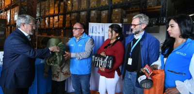 Para atender a comunidades alejadas, el Gobierno recibió donación de equipos médicos de la OMS